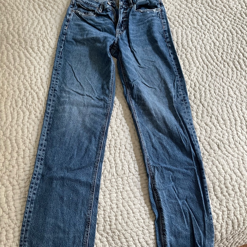 American Eagle Outfitters Dark Blue Jeans Size 2